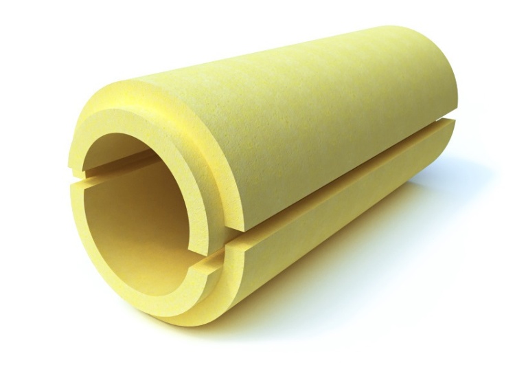 Скорлупа  для теплоизоляции труб ППУ С 1000х32х40 мм