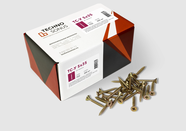 Техносонус Саморез TC-У 5х35 мм. 300 шт. уп
