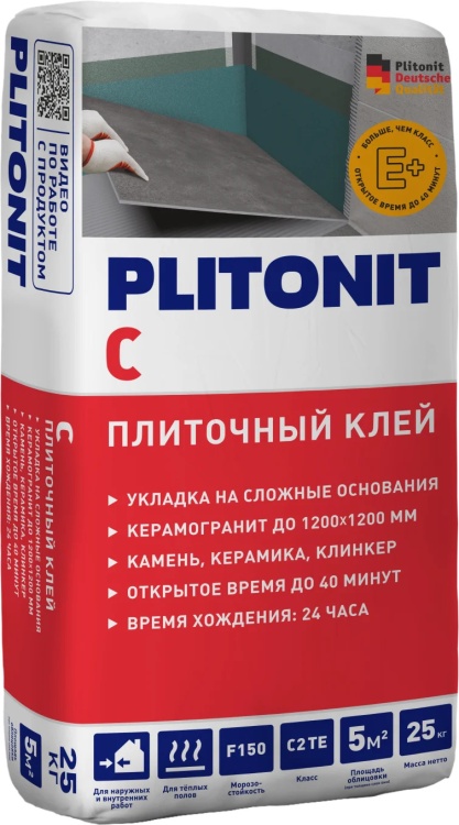 Plitonit С  клей для плитки по сложным основаниям 25кг
