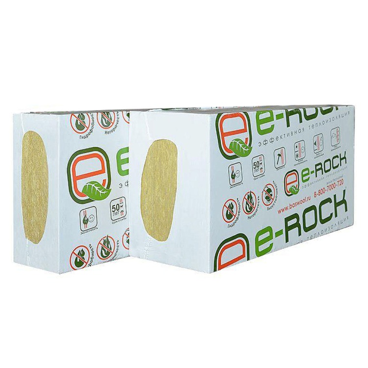 Утеплитель BASWOOL ECOROCK-90 1200х600х80 мм, 3 шт. уп