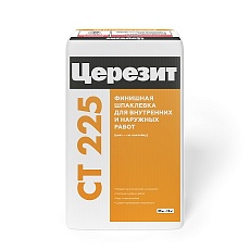 Ceresit СТ 225 Шпаклевка фасадная финишная серая 25кг
